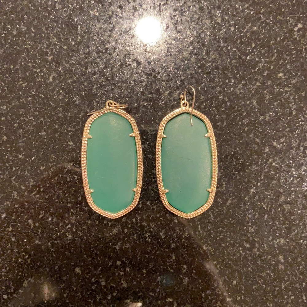 Kendra Scott Earrings Green